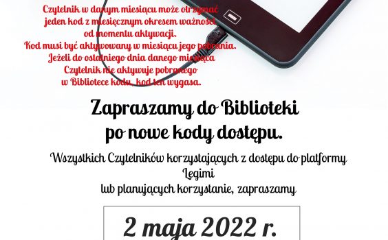 Nowe kody dostępu Legimi już 2 maja 2022 r.