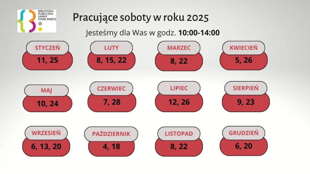 Pracujące soboty w roku 2025